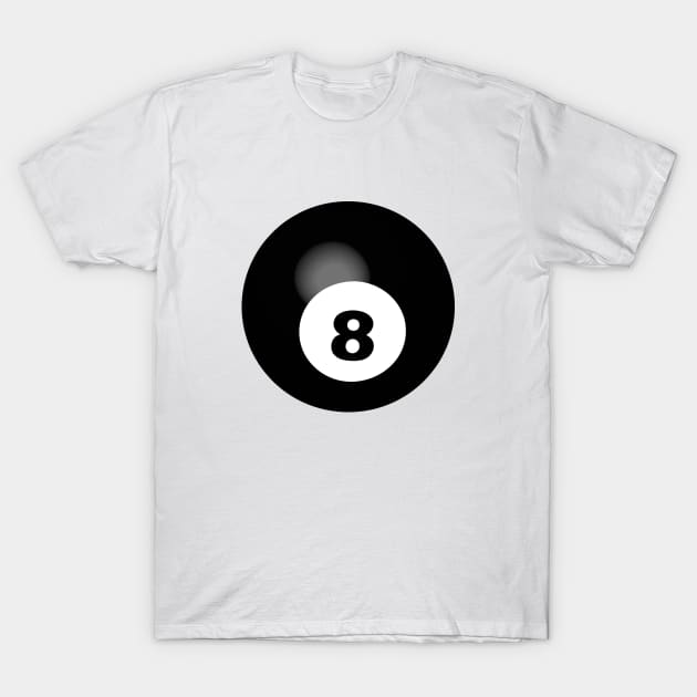 Magic 8 Ball T-Shirt by rclsivcreative